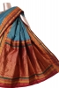 Traditional Contrast Wedding South Silk Saree